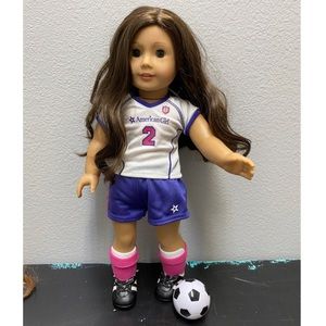 American Girl Doll Soccer Outfit and Accessories